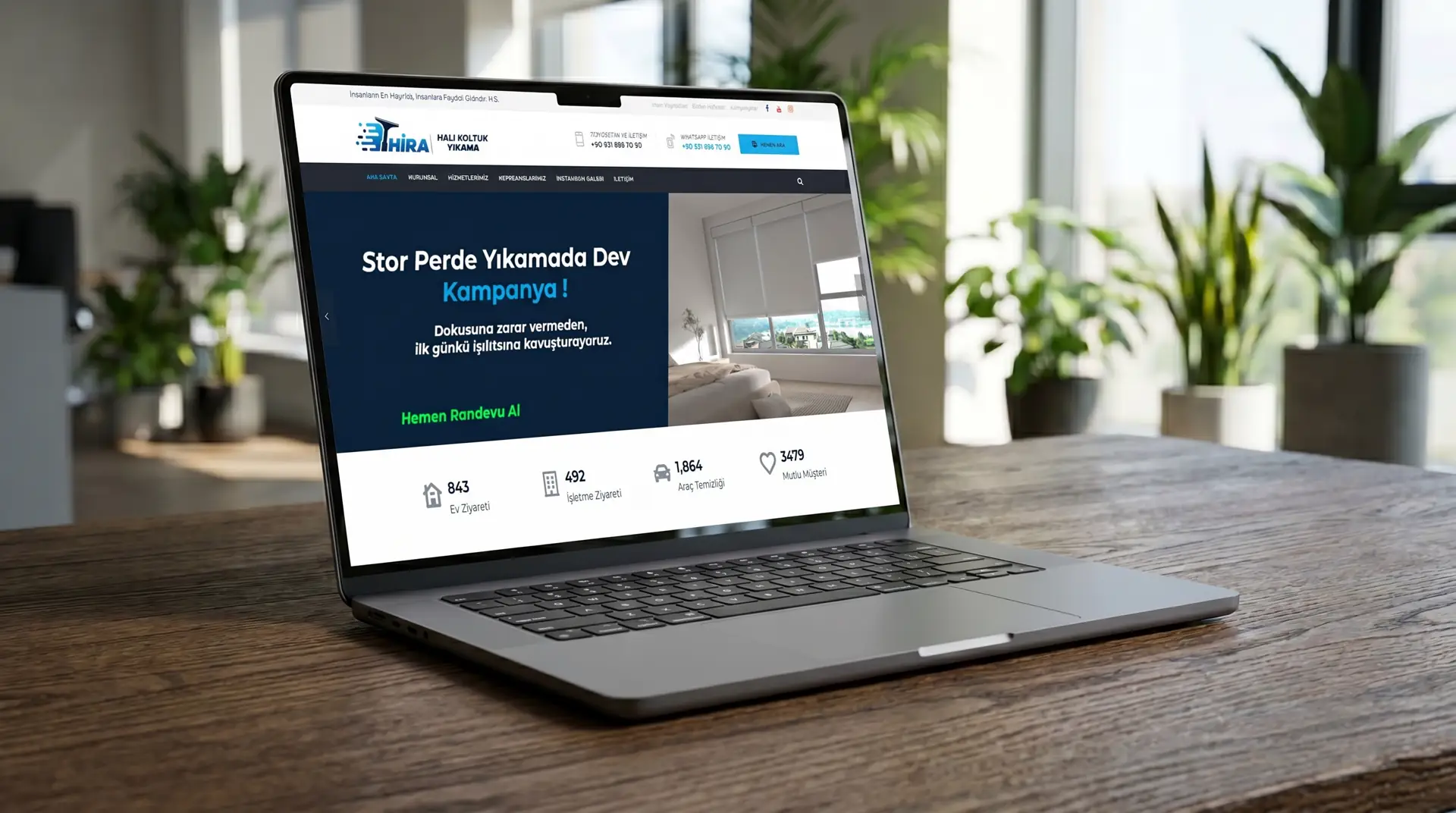 Web Design and Google Ads Acquisition Engine - Hira Cleaning
